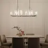 Kichler Kimrose Bar Pendant Plafonnier Nickel Poli - Elstead