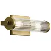 Elstead kichler azores applique salle de bain laiton naturel, ip44