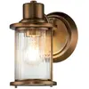 QUOIZEL Applique murale Riggs IP44, laiton vieilli, à 1 lampe
