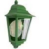 Elstead deco lane lanterne murale demi-extérieure 1 lumière verte ip44