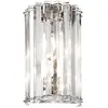 Steady Lighting Applique murale en cristal, finition chrome