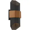 QUOIZEL Applique d'extérieur LED Chasm M noir up/down