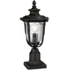 Kichler Elstead - Luverne - Piédestal extérieur à 1 lumière bronze huilé IP44, E27