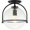 Elstead Lighting Somerset Plafonnier, E27, QN-SOMERSET-F-C-BK,