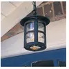 Hereford - Lanterne de plafond extérieure à 1 ampoule noire IP43, E27 - Elstead