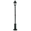 Elstead - Parish - Lampadaire extérieur 1 lumière noir IP44, E27