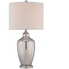 QUOIZEL Elstead - Nicolls - 1 lampe de table lumineuse en verre mercure, E27