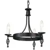Belfry - Lustre à 3 ampoules au fini noir, E14 - Elstead