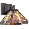 QUOIZEL Stephen - 1 lumière Tiffany Light Vintage Bronze, E27 - Elstead