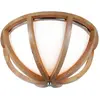 FEISS Plafonnier Allier Elstead Lighting - Bois Clair/Acier Brossé