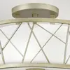 HINKLEY Plafonnier Nest avec structure en feuille d’argent