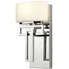 HINKLEY Elstead - Lanza - Applique murale de salle de bain à 1 lumière, chrome poli IP44, G9