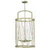 Suspension ronde Nest 4x100W Argent