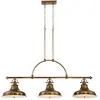 QUOIZEL Suspension Emery à 3 lampes laiton