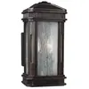 FEISS Elstead - Federal - Petite lanterne murale extérieure à 2 ampoules bronze clair IP44, E14