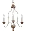 FEISS Suspension hartsville, craie lavée et imitation bois, 3 éclairages