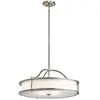 Steady Lighting Elstead emory - plafonnier rond semi-affleurant à 4 ampoules en étain, e27