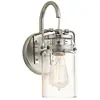 KICHLER Elstead - Brinley - Applique murale à 1 ampoule, nickel brossé, E27