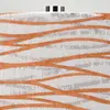 Elstead milo lampe de table milo avec abat-jour rond, nickel poli, blanc, orange