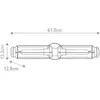 Elstead Lighting Applique Murale Masthead 2 x 40W E27 Laiton & Noir.