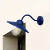 Elstead klampenborg lanterne murale extérieure 1 lumière bleu marine ip44