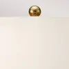 Elstead Lampe à poser Amarilli, bronze, abat-jour textile blanc