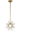 Elstead Suspension Sun King, feuille d'or