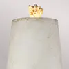 FLAMBEAU Lampe de table blanc cassé et noir avec abat-jour blanc H:99