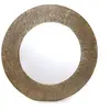 Heart of the home - Miroir rond mural design Alphi - Diam. 88 cm - Doré - Alphi