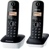 Panasonic KX-TG1612FRW - Téléphone Duo sans fil DECT sans répondeur Blanc