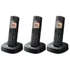 Panasonic KXTGC313SPB Pack de trois téléphones fixes sans fil DECT
