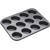 MasterClass - Moule à Friands Ovale, Acier Inoxydable, 12 Cavités, 35,5 x 26,5 cm