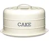 Kitchencraft Boîte à gâteaux hermétique vintage en acier carbone créme
