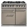 Piano de cuisson gaz FALCON Semi Pro DELUXE 100 FAUVE NICKEL BROSSÉ