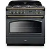 Piano de cuisson gaz FALCON CLASSIC FX  TAB GAZ 90 CM ARDOISE LAITON