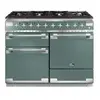 Piano de cuisson gaz FALCON ELISE 110 VERT MINERAL MAT NICKEL BROSSÉ