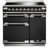 Piano de cuisson induction FALCON ELISE 90 CHARBON Mat satiné NICKEL