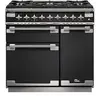 Piano de cuisson gaz FALCON ELISE 90 CHARBON Mat satiné NICKEL