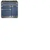 Cuisinière FALCON ELISE 90 Mixte roche bleue/Nickel brossé - ELS90DFSB/-EU