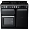 Piano Mixte Falcon Estel Deluxe Esdl100dfpgbl/cm-e1 Noir Brillant Chro...