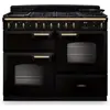 PIANO DE CUISSON CLASSIC DELUXE NGC TAB MIX 110 CM NOIR LAITON ANTIQUE