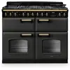Piano de cuisson mixte FALCON NGC TAB MIX 110 CM ARDOISE LAITON ANTIQU