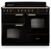 PIANO DE CUISSON CLASSIC DELUXE NGC TAB IND 110 CM NOIR LAITON ANTIQUE