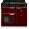 Piano de cuisson gaz FALCON NGC TAB GAZ 100 CM BORDEAUX LAITON ANTIQ