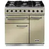 Cuisinière FALCON Semi Pro DELUXE 900 Mixte Crème/Chrome - F900DXDFCR/CM-EU