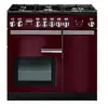 Cuisinière FALCON Professional+ 90 Rouge airelle/Chrome - PROP90DFCY/C