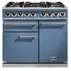 Piano de cuisson gaz FALCON Semi Pro DELUXE 100 BLEU DE CHINE NICKEL