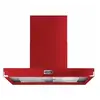 Hotte FALCON CONTEMPORAINE 1090 ROUGE CERISE/NICKEL BROSSE - FHDCT1090RD/N