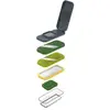 Joseph Joseph Multi-Prep Compact 4-en-1 Set pour hacher, raper et trancher