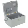 Boîte de Couture brodée Mouton - 25,5x18.5x14,5 cm - Hobby Gift Vert -...